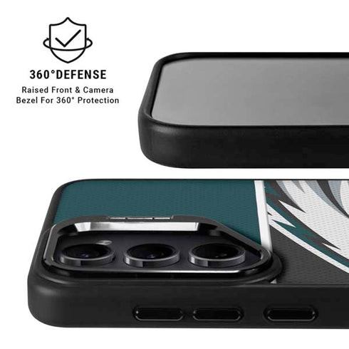 NFL Philadelphia Eagles Zone Block Galaxy S25 Ultra Kickstand Case